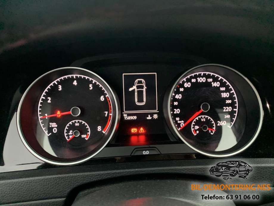 VW Golf VII 2012-2017 (Fase 1) , Motorkode: CYVB, Girkassekode: PRL