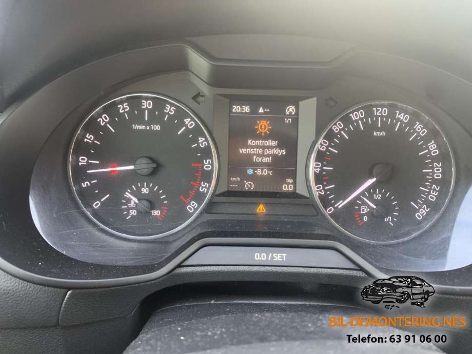 Škoda Octavia 2013-2016 (Type III, Fase 1) , Motorkode: CLHA, Girkassekode: MRV