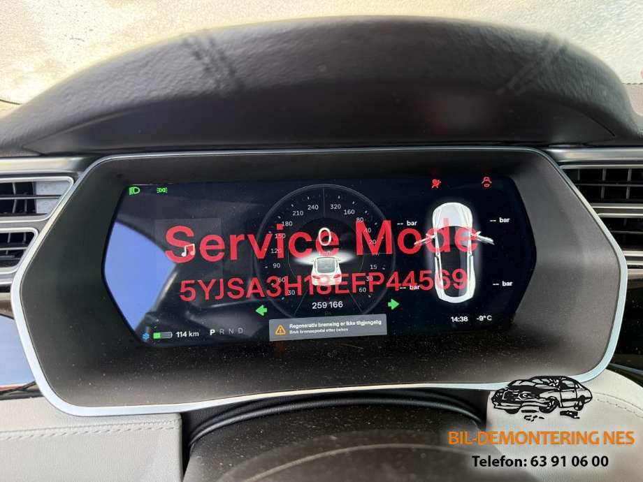 Tesla Model S 2013-2016 (Fase 1) , Motorkode: L1S, Girkassekode: 