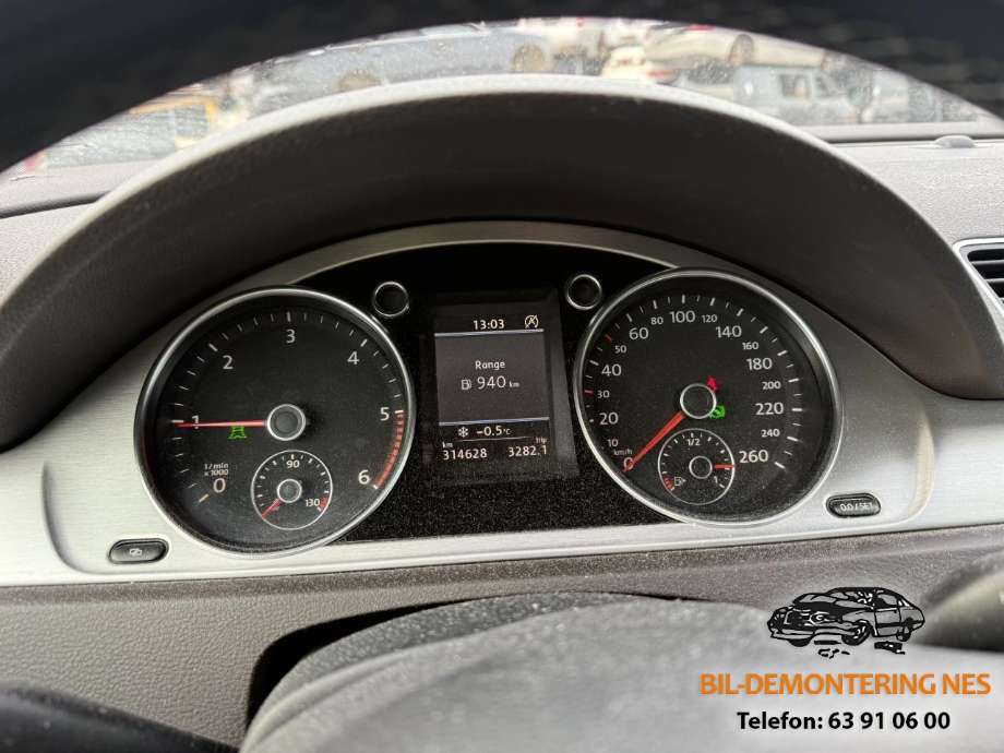 VW Passat 2011-2015 (B7) delebil , Motorkode: CFGB, Girkassekode: MTZ