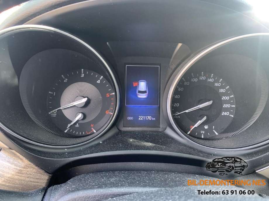 Toyota Avensis 2009-2015 (Type III, Fase 1) delebil , Motorkode: 2WW, Girkassekode: 