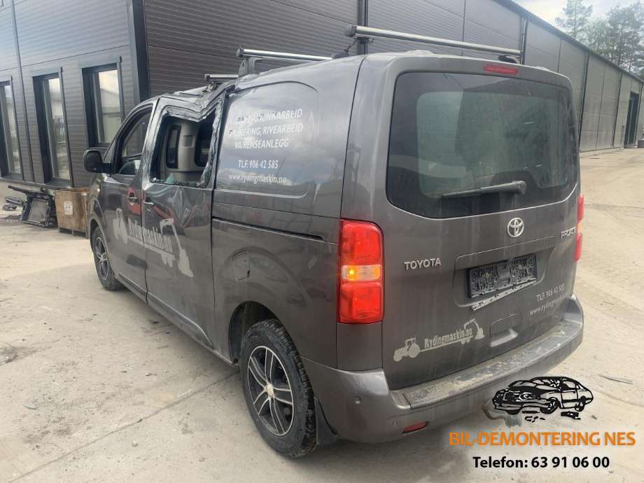 Toyota Proace 2016-->> (Type II) , Motorkode: AH01, Girkassekode: 