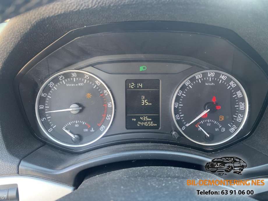 Škoda Octavia 2009-2013 (Type II, Fase 2) delebil , Motorkode: CAY, Girkassekode: 