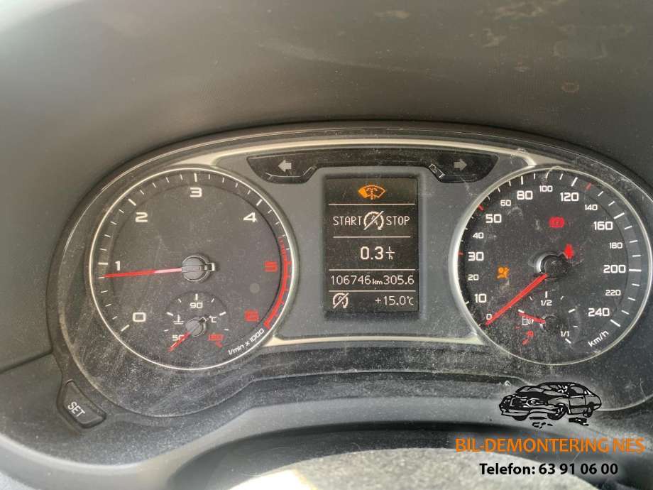 Audi A1 2010-2014 (Type I, Fase 1) delebil , Motorkode: CAYC, Girkassekode: 