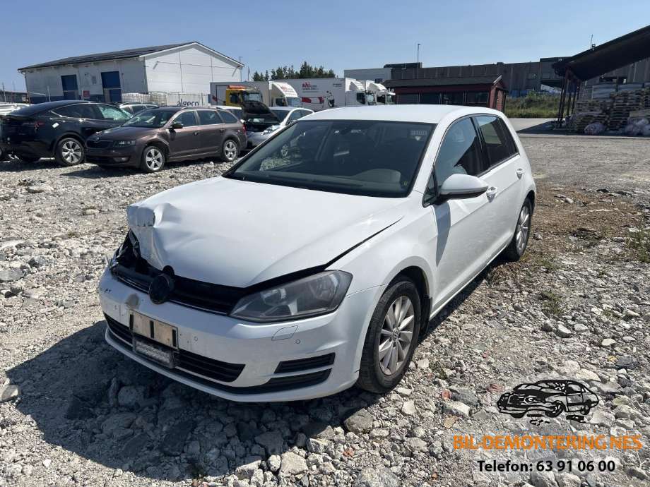 VW Golf VII, 2012-2017 (Fase 1) delebil , Motorkode: CJZB, Girkassekode: PKH