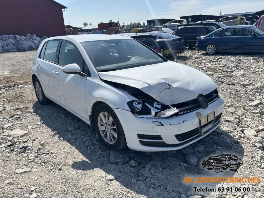 VW Golf VII 2012-2017 (Fase 1) delebil , Motorkode: CJZB, Girkassekode: PKH