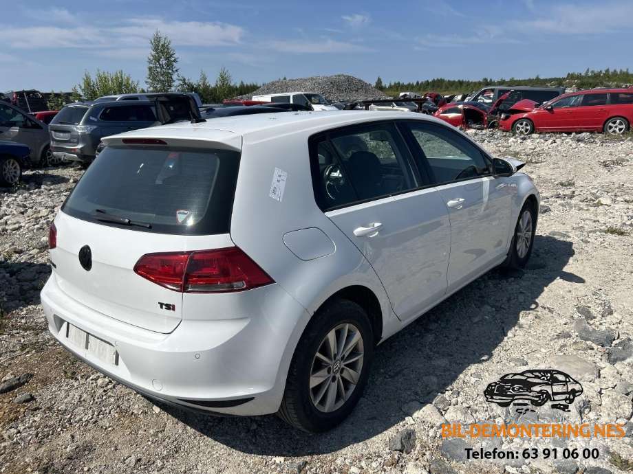 VW Golf VII 2012-2017 (Fase 1) delebil , Motorkode: CJZB, Girkassekode: PKH