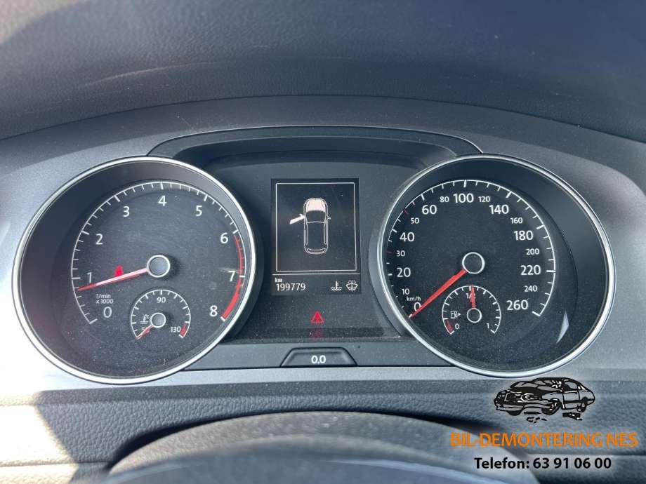 VW Golf VII 2012-2017 (Fase 1) delebil , Motorkode: CJZB, Girkassekode: PKH