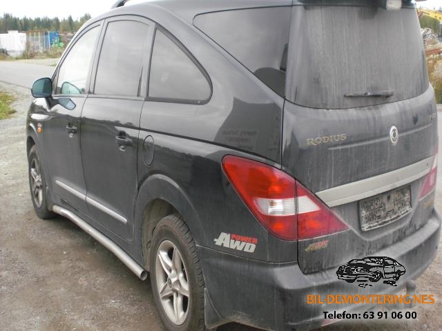 SsangYong Rodius 2005-2013 (Type I) , Motorkode: D27R-056, Girkassekode:
