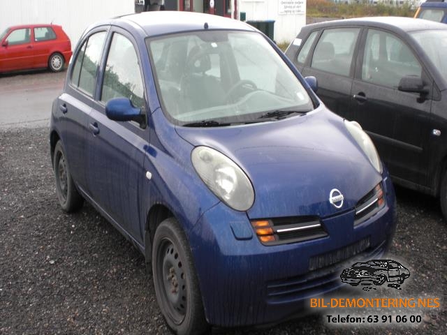 Nissan Micra 2003-2010 (K12) (K12), Motorkode: CG12DE, Girkassekode: 