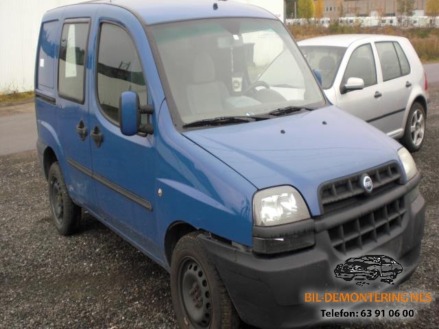 Fiat Doblo 2001-2005 (Type I, Fase 1) , Motorkode: 223.A5.000, Girkassekode: