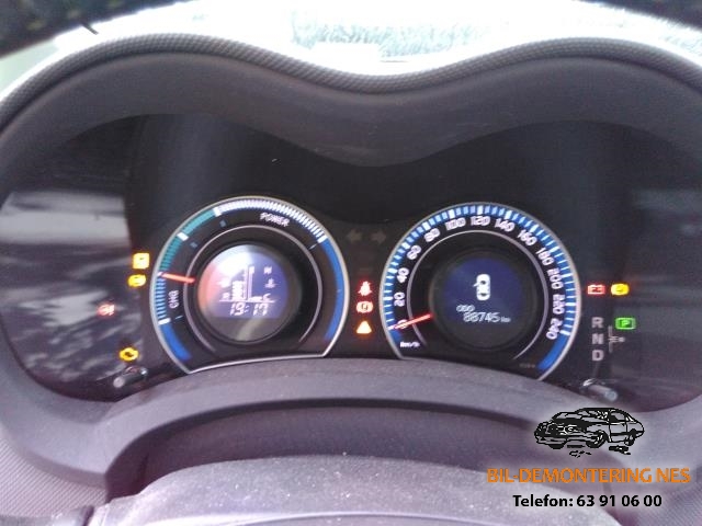 Toyota Auris 2010-2012 (Type I, Fase 2) , Motorkode: 2ZR-FXE, Girkassekode: 