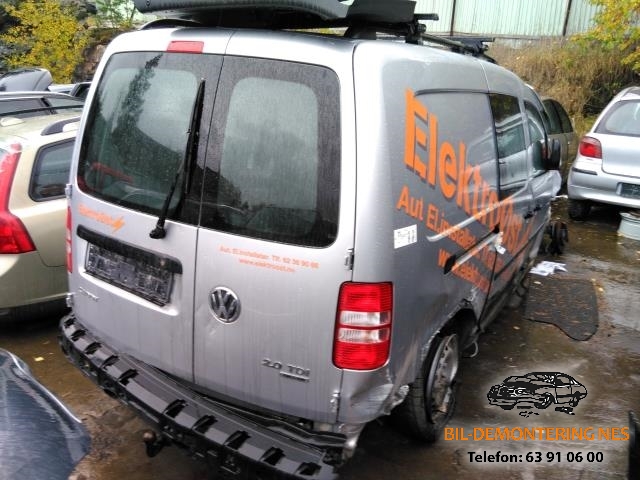 VW Caddy 2010-2015 (Type III, Fase 2) , Motorkode: CFH, Girkassekode: NFQ