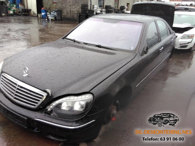 Mercedes S-Klasse 1999-2005 (W220) (W220), Motorkode: OM 628.960, Girkassekode: 
