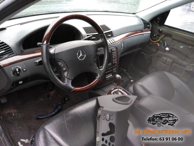 Mercedes S-Klasse 1999-2005 (W220) (W220), Motorkode: OM 628.960, Girkassekode: 