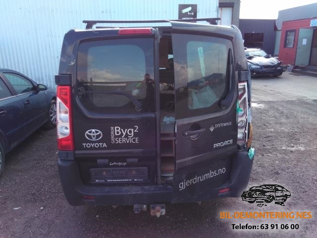 Toyota Proace 2013-2016 (Type I) , Motorkode: RH02, Girkassekode: 