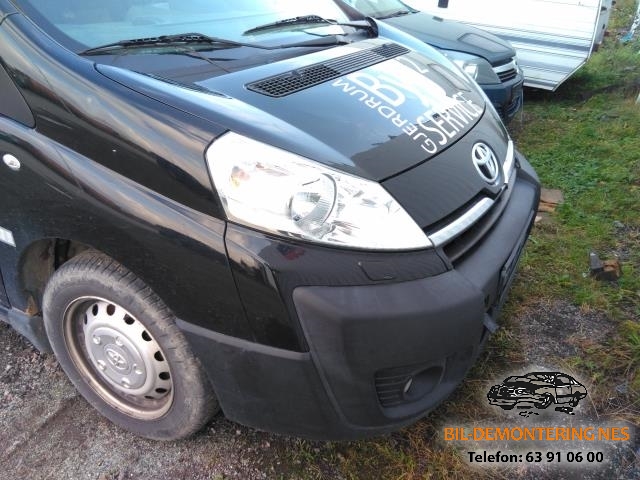Toyota Proace 2013-2016 (Type I) , Motorkode: RH02, Girkassekode: 