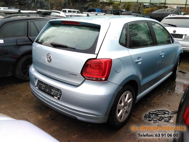 VW Polo 2009-2014 (Type V, Fase 1) , Motorkode: CFW, Girkassekode: MNY