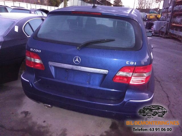 Mercedes B-Klasse 2005-2008 (Fase 1) (W245) (W245), Motorkode: 640941, Girkassekode: 722800