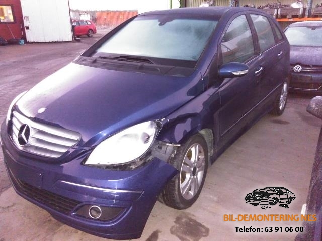 Mercedes B-Klasse 2005-2008 (Fase 1) (W245) (W245), Motorkode: 640941, Girkassekode: 722800