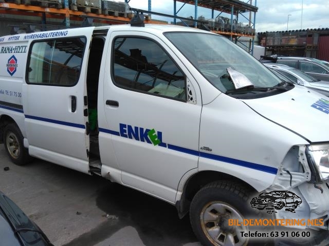 Toyota Hiace 2007-2012 (Fase 3) , Motorkode: 2KD-FTV, Girkassekode: 