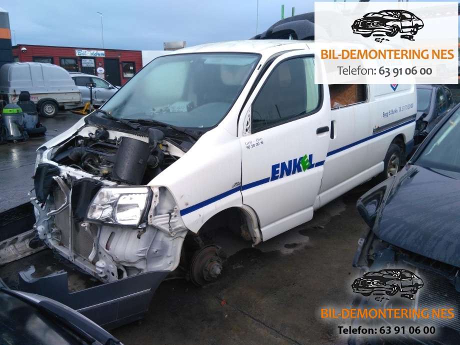 Toyota Hiace 2007-2012 (Fase 3) , Motorkode: 2KD-FTV, Girkassekode: 