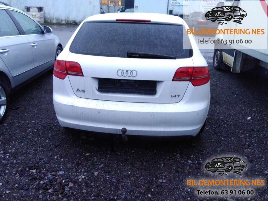 Audi A3 2009-2012 (Type II, Fase 2) , Motorkode: CAXC, Girkassekode: LXA