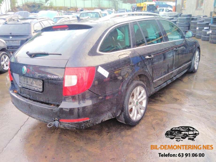 Škoda Superb 2008-2015 (Type II) , Motorkode: CFGB, Girkassekode: MFM