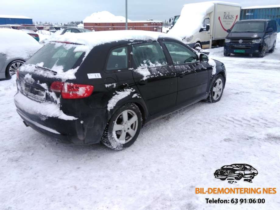 Audi A3 2009-2012 (Type II, Fase 2) , Motorkode: BLS, Girkassekode: KBL