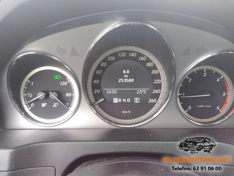 Mercedes C-Klasse 2007-2011 (Fase 1) (W204) (W204), Motorkode: 651913, Girkassekode: D722694-W 5 A 330-GA