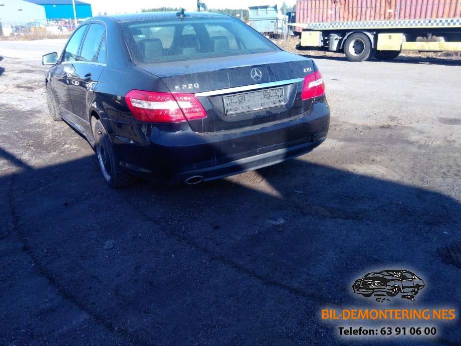 Mercedes E-Klasse 2009-2013 (Fase 1) (W212) (W212), Motorkode: 651.924, Girkassekode: 