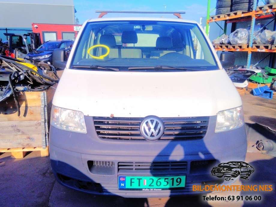 VW Transporter / Caravelle 2003-2009 (Fase 1) (T5) (T5), Motorkode: BRS, Girkassekode: JQT
