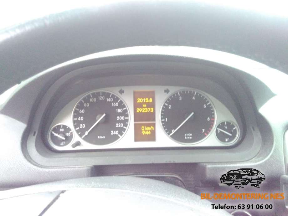 Mercedes B-Klasse 2008-2011 (Fase 2) (W245) (W245), Motorkode: 266920, Girkassekode: 
