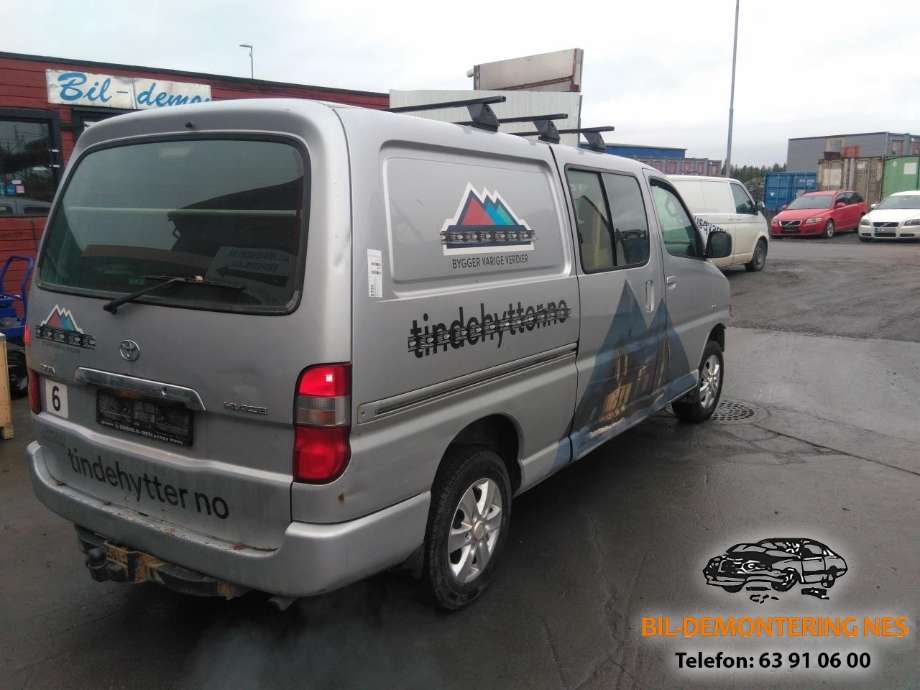 Toyota Hiace 2007-2012 (Fase 3) , Motorkode: 2KD-FTV, Girkassekode: 