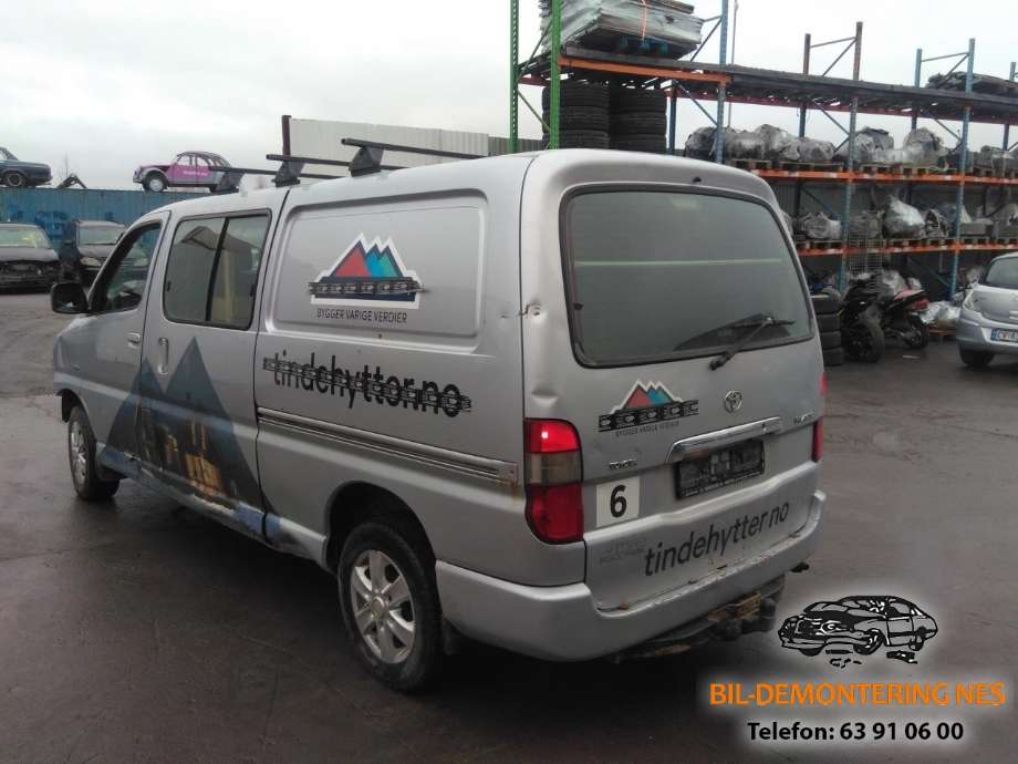 Toyota Hiace 2007-2012 (Fase 3) , Motorkode: 2KD-FTV, Girkassekode: 