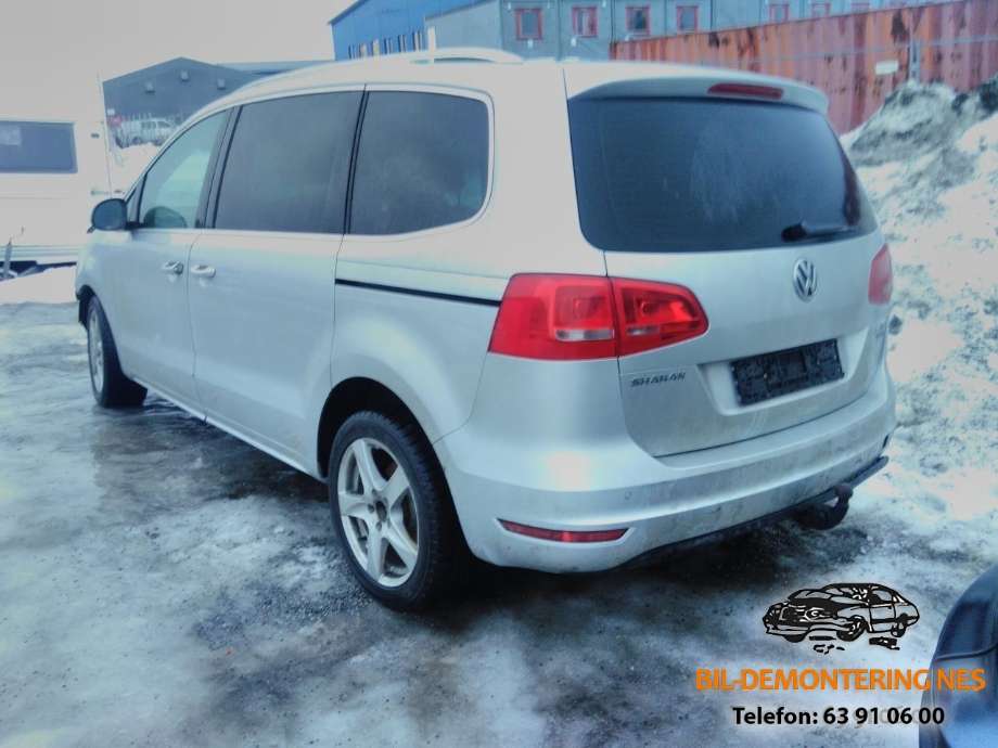 VW Sharan 2010-->> (Type II) , Motorkode: CFFB, Girkassekode: PPW