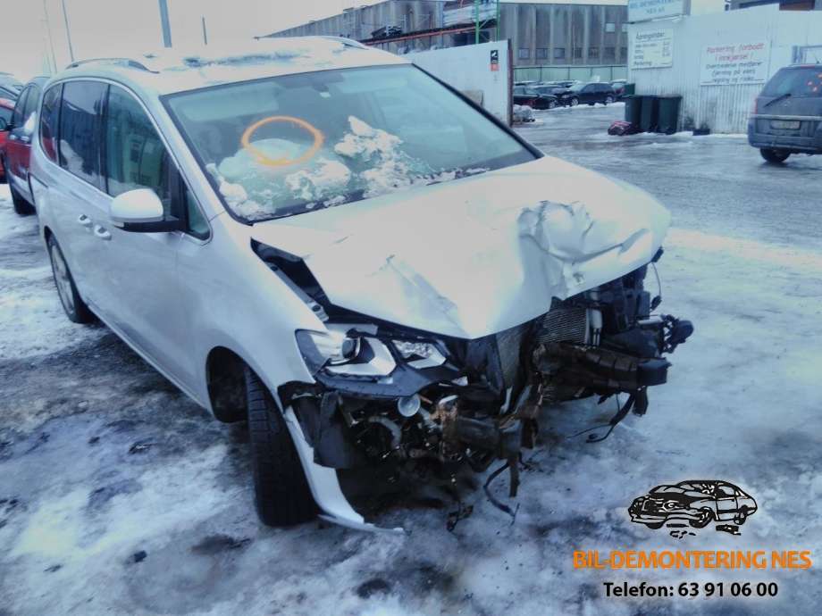 VW Sharan 2010-->> (Type II) , Motorkode: CFFB, Girkassekode: PPW