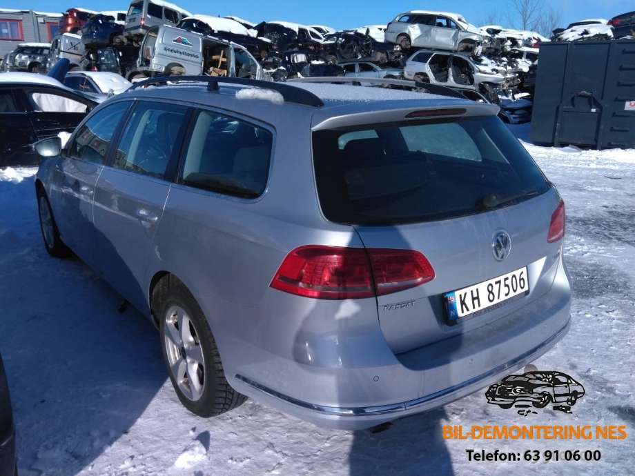 VW Passat 2011-2015 (B7) (B7), Motorkode: CAY, Girkassekode: 