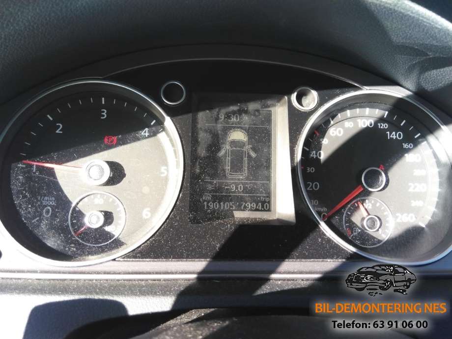 VW Passat 2011-2015 (B7) (B7), Motorkode: CAY, Girkassekode: 