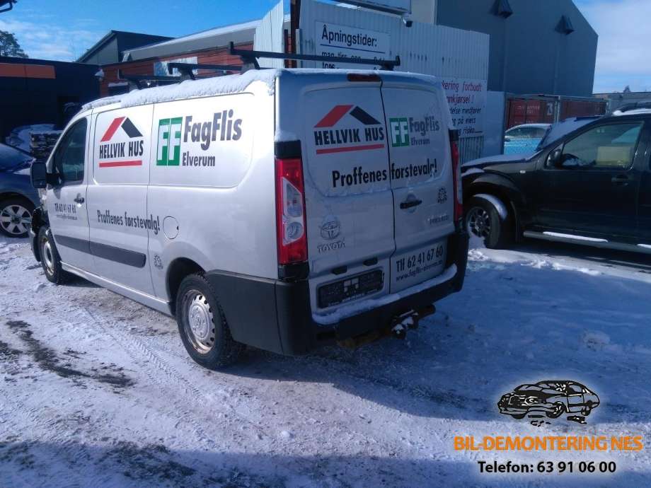 Toyota Proace 2013-2016 (Type I) , Motorkode: RH02, Girkassekode: 