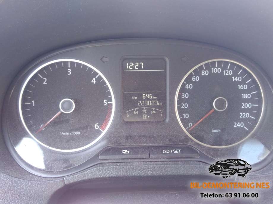 VW Polo 2009-2014 (Type V, Fase 1) , Motorkode: CFW, Girkassekode: 