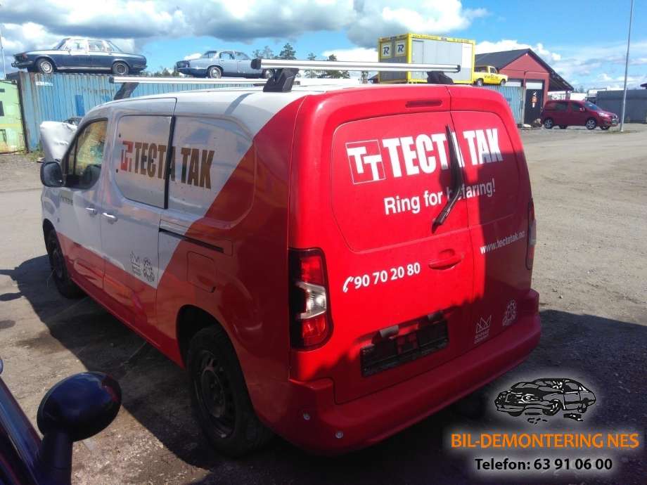Peugeot Partner 2019-->> (Type III) , Motorkode: YH01, Girkassekode: GIRKASSE 6 TYPE STT