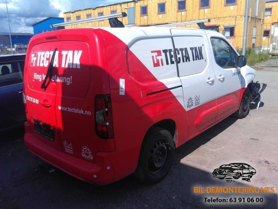 Peugeot Partner 2019-->> (Type III) , Motorkode: YH01, Girkassekode: GIRKASSE 6 TYPE STT