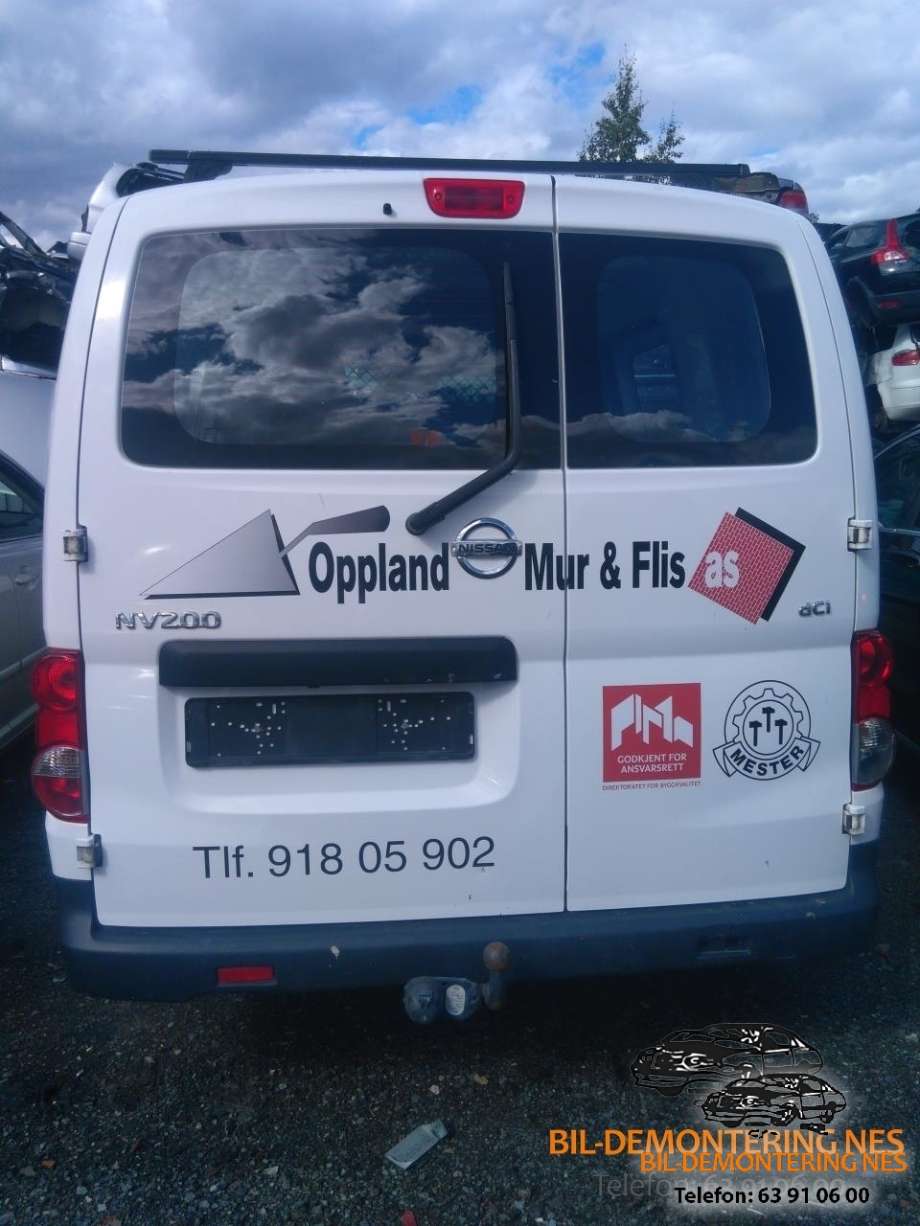 Nissan NV200 2010-2019 , Motorkode: K9K 81KW, Girkassekode: 