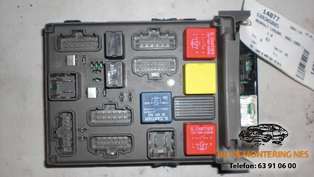 Sikringsboks til Renault Laguna 2001-2005 (Type II, Fase 1)  