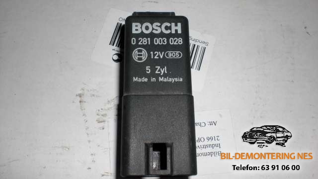 Rele gløde til VW Crafter, 2006-2011 (Type I, Fase 1)  (BOSCH|0281003028)