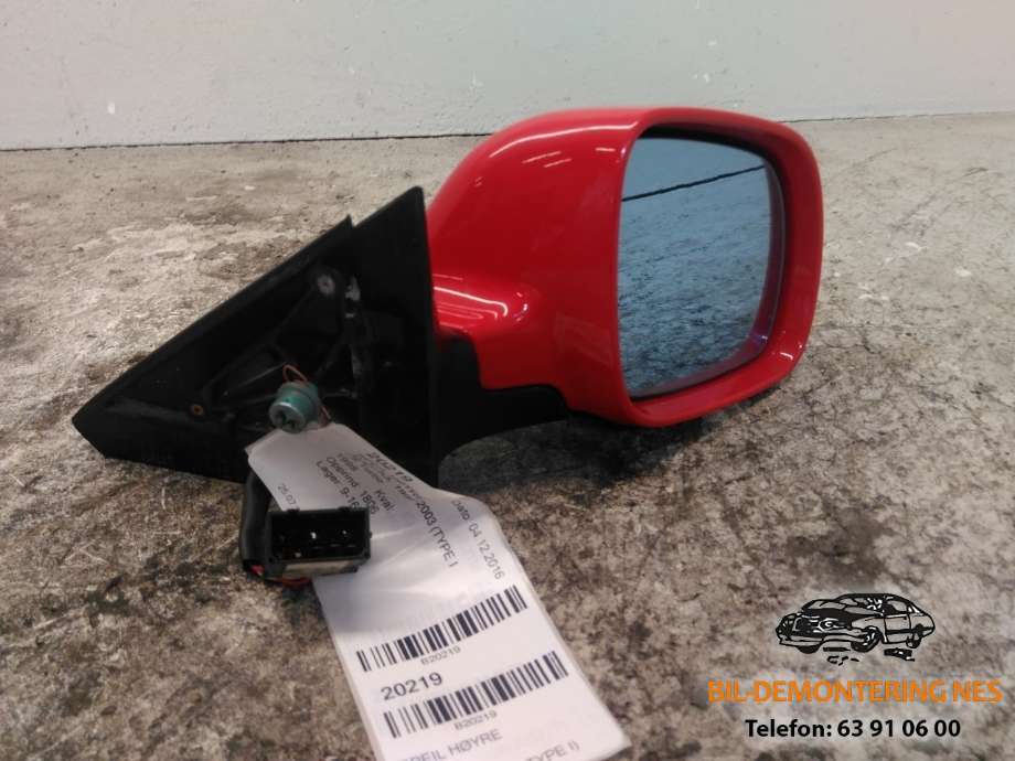 Speil høyre til Audi A3, 1996-2003 (Type I)