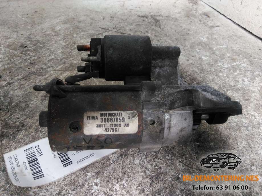 Starter til Volvo V50 2004-2007 (Fase 1)  (MOTORCRAFT|30667059|3M5T11000AC|)