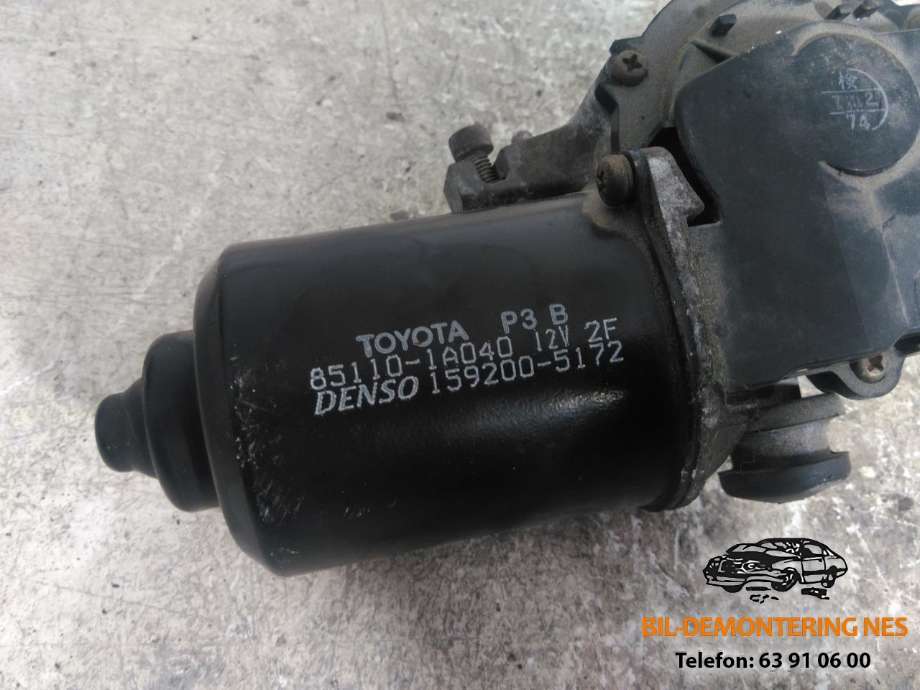 Viskermotor frontrute til Toyota Corolla 2002-2007  (DENSO|159200-5172|05110-1A040|)