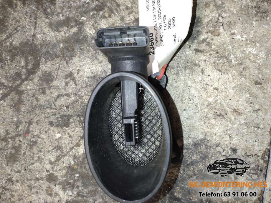 Luftmengde/luftmassemåler til Peugeot 307 2005-2008 (Fase 2)  (PIERBURG|72834204|9650010780|)
